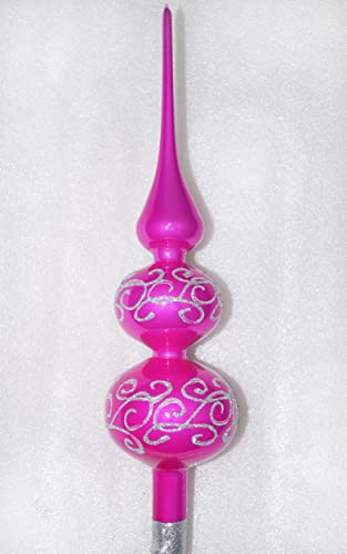 'árbol de Navidad punta grande 35 cm en brillante rosa Punta Árbol Árbol Navidad punta Árbol de Navidad Navidad Árbol Christmas Tree Top Nuevo