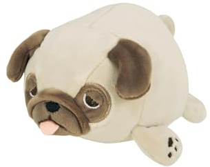LIV HEART Trousselier Nemu Nemu Animals 6231258 Plüschtier, Bulldogge Hana, Kuscheltier, extra weich und kuschelig, Stofftier, Designed in Japan, Kuschelkissen, Größe S, 11 cm