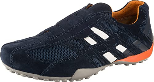 Geox Uomo Snake L, Zapatillas para Hombre, Azul (Navy 4C4002), 44 EU
