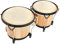 Bnineteenteam Bongo Drum Set Afrikanische Trommelholz Bongo Schaffelltrommel mit Schraubenschlüssel Schlagzeug Musikinstrument