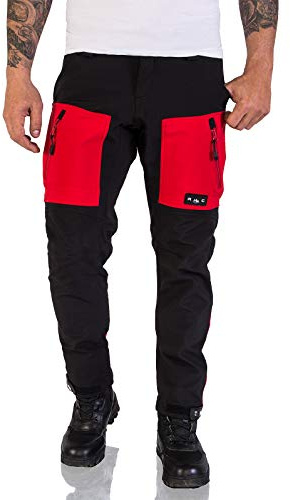 Rock Creek Softshellhose Herren Outdoorhose Wanderhose H-196 | Funktionale Trekkingpants für Männer, für Wandern, Wintersport und Arbeit