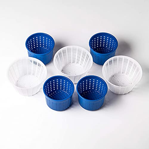 Cheese Making kit Cheese Molds 0.4kg/0.88lbs Ricotta + 0.25kg/0.55lbs Camembert Blue+White Original HOZPROM | Cheese Making Supplies from The Manufacturer Milk Rennet Cheese molds Cheesemaking