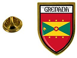 Akachafactory Pin Anstecker Anstecker Anstecker Stadt Flagge Grenade