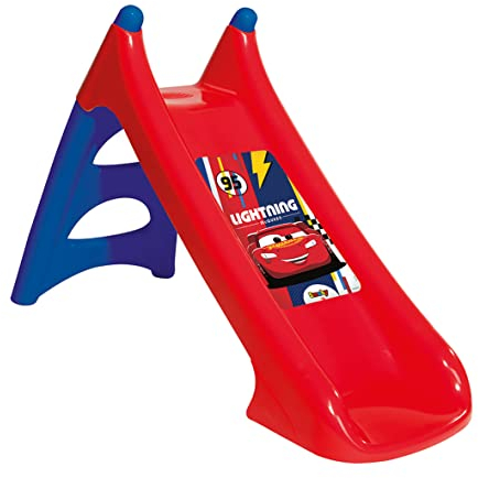 Smoby - Scivolo XS Disney Cars, 7600820623, + 24 Mesi, 90 cm Scivolata, Cars, Saetta Mc Queen