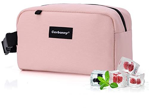 Piccola borsa termica congelabile per lavoro, scuola, viaggi, piccola borsa termica per bambini/adulti, borse frigo per il pranzo, borsa snack congelabile, mini borsa per il pranzo adatta per yogurt