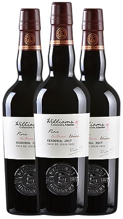 Williams & Humbert Fino en Rama Colección Añadas Palomino Fino Manzanilla-Sanlúcar de Barrameda Botella Medium 50 cl Vino generoso (Caja de 3 Botella Medium de 50 cl)