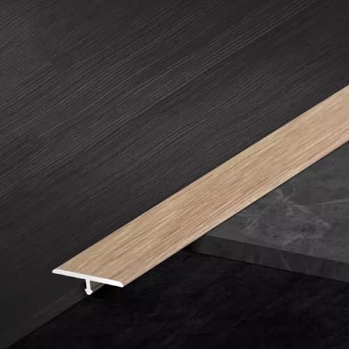 GTPBAO Übergangsprofil Abdeckleisten Randleiste für Metallübergänge, Elegantes Holzmaserungsdesign, Flacher Übergang Von Boden und Tür für Teppich Zu Fliesen, Breite 25mm (Size : 150cm/59 inch)