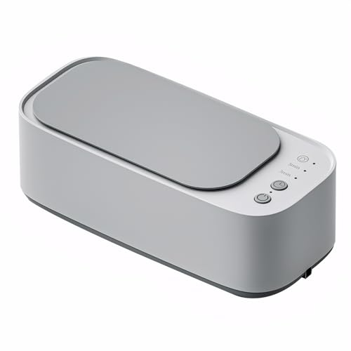 ExcellaElite Ultrasonic Jewellery Cleaner, Portable Sonic Cleaner, Glasses Cleaner Machine, MultiFunction Cleaner with Large Capacity Low Noise 3 Cleaning Modes for Jewelry Ring Necklace Watch Glasses