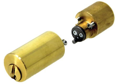 Jeu de cylindre rond pour serrure en applique V5 diamètre 25mm longueur 45mm - VACHETTE - 19441000