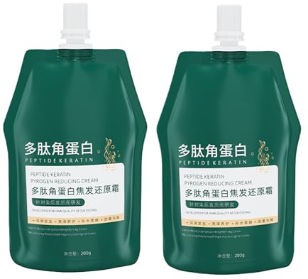 Keratin Hair Restoring Cream and Hydrating Smoothing Damage Repair, Smoothing Conditioner (2PCS)