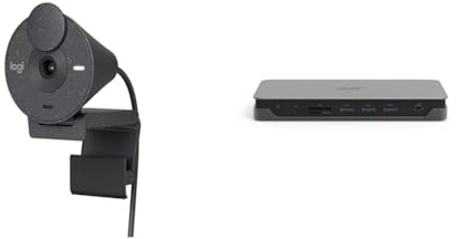 Logitech Brio 300 Full & Acer USB C Docking Station