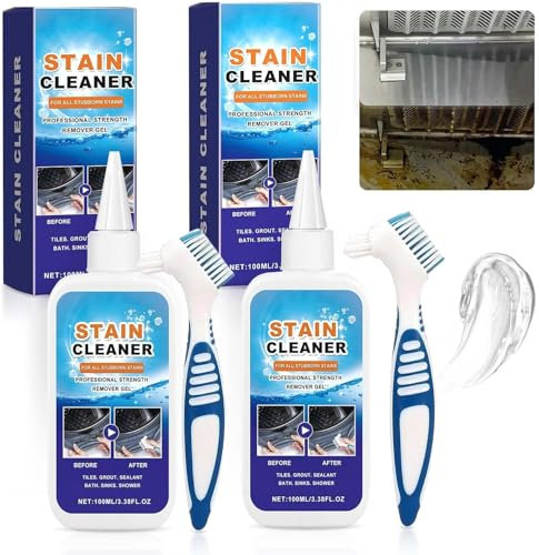 Eliminación de manchas domésticas de gel, 2025 nuevo limpiador de mortero de 100 ml, limpiador de lavadora para lavar juntas, azulejos, nevera, ventanas, baño, fregadero de cocina (2)