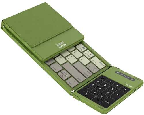 Nillkin Tastiera tascabile pieghevole con touchpad e Bluetooth wireless, tastiera portatile da viaggio per casa o ufficio mobile sostituisce tastiere e mouse, compatibile con iPad, laptop, tablet