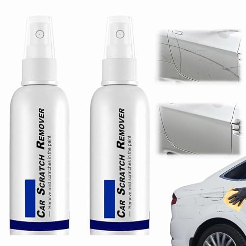 Rimuovi Graffi Auto, Car Scratch Remover, 2 Pezzi Spray per la Riparazione dei Graffi per Auto, 2025 Pasta Abrasiva per Carrozzeria, per Vernice Dell'auto Rimozione dei Graffi Dell'auto Pulizia