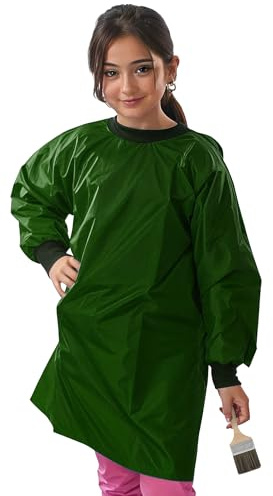 ND Sports School Kids Craft Time Art Class Protective Wipe Clean Smock Apron