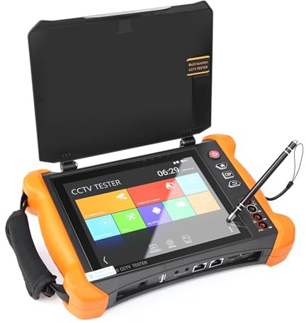 NJJIHUI Tester CCTV, Tester For Telecamere CCTV 4K Touch Screen IPS Monitor 2K Supporto For IP OPM VFL TDR Caratteristiche POE H.265 per fibra ottica, cablaggio(X9-MOVTADHS)