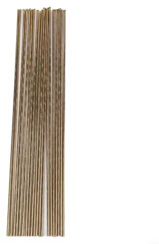 Vidonergy Brass Welding Rods 2 mm × 250 mm (10 in) – 20 pcs, H21 Alloy for Brazing, Soldering & Repair Welding of Copper, Steel and Hard Alloys, for Tin-Silicon(SKU)