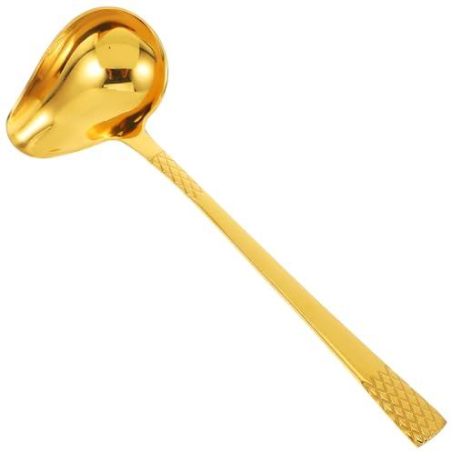 CHICAMPERA Cucchiaio Mestolo da Salsa Creativo a Becco D'anatra in Acciaio Inossidabile Facile da Pulire Design Elegante per Cucine Domestiche e Uso in Cucina