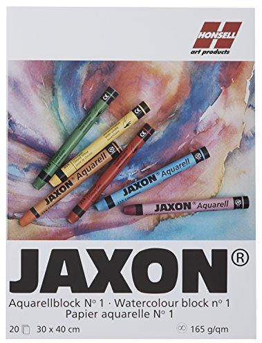 Jaxon 15465 Aquarellblock, 165 g/m², 30 x 40 cm, 20 Blatt