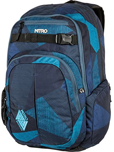Nitro - Snowboards - Chase Sac à dos - Mixte - Bleu (Fragments Blue) - 51 x 37 x 23 cm, 35 L