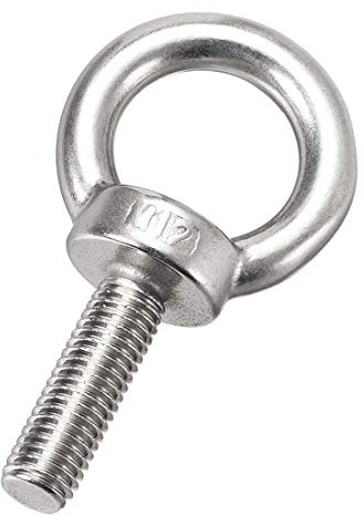sourcing map 2Stk. Ringschraube M12 x 40mm Außengewinde 304 Edelstahl | Zum Aufhängen