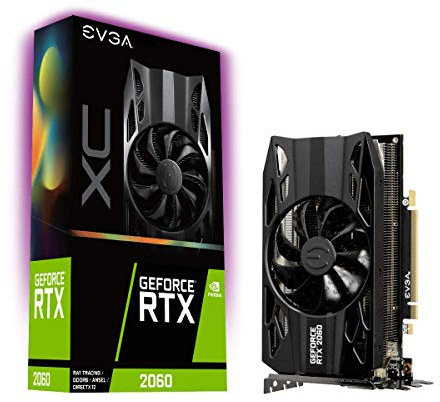 EVGA GeForce RTX 2060 XC, OVERCLOCKED, 2.75 Slot Extreme Cool, 70C Gaming, 06G-P4-2063-KR, 6GB GDDR6