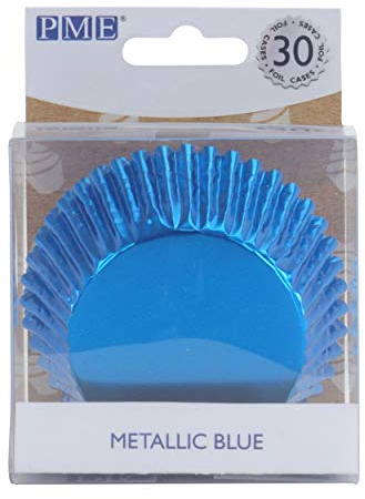 PME - Pirottini di Carta per Cupcake e Muffin - Blu, 30 Unità