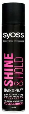 Syoss Shine & Hold Extra Strong Laque pour cheveux 300 ml