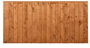 Forest Garden 6ft x 4ft (1.83m x 1.23m) Closeboard Board Fence Panel - Pack of 4