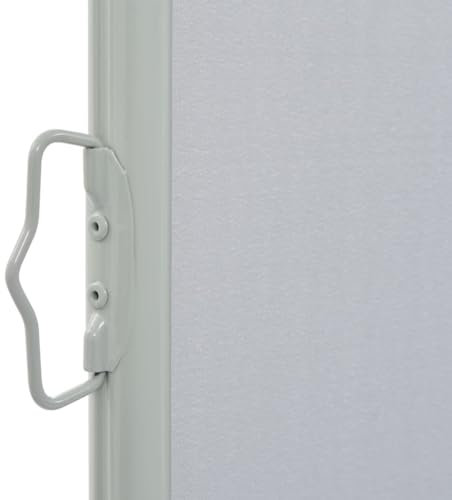 WRJENFSC Ombrellone da Spiaggia Ombrellone da Sole Ombrellone da Piscina Tenda da Sole Laterale Retrattile 160 x 300 cm Grigia Adatta per Bar, Ristoranti, Piscine
