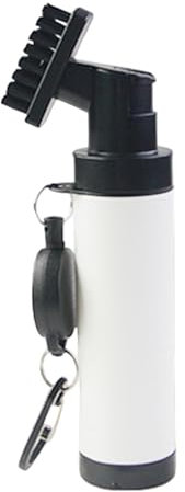 Yugugomo Golfschlägerbürste, Hochwertige Golf Bürste Mit Wasser - Golfschläger Bürste, Golfdosen-Reinigungsbürste, Wassersprühflasche Mit Halteclip Für Einfache Reinigung