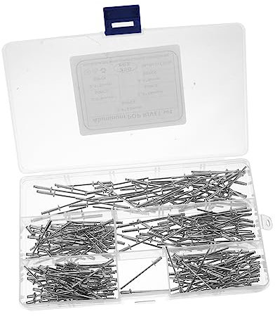 COSMEVIVI 250stücke Aluminium Blindniete Zugniete Nieten Mit Rundkopf Diy-nieten Nietennagel Für Befestigung Ähnlicher Oder Unterschiedlicher Materialien Mehrerer Werkstücke