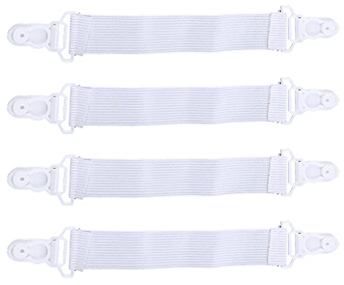 ZEPFJHE 4 x elastische Bettlakenhalter-Griffe