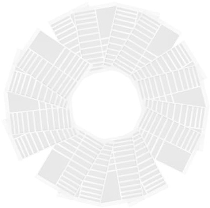 Tofficu 16 feuilles Réducteur Bague Invisible Ajusteur Souple pour Femmes Coussin Intérieur Confortable et Discret pour Bagues Larges et