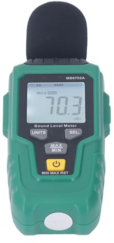 ZDETGU Misuratore di Decibel Portatile Fonometro Digitale con Display LCD per il Monitoraggio del Rumore in Uffici Domestici e Ambienti Industriali Dispositivo Portatile di Misurazione del Suono per