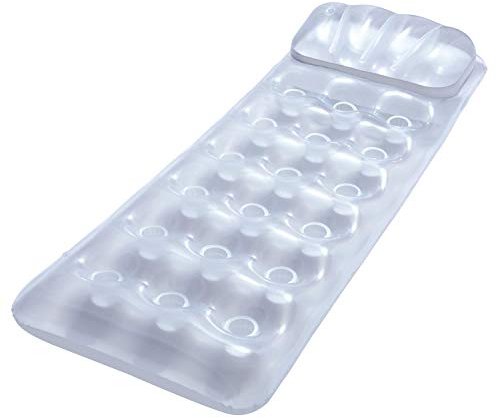 Bestway- Piscina y Playa Best Way 18 Buchi Abbronzante con Cuscino Cm 188X74 Materassino 944, Colore Azzurro, standard, 43024