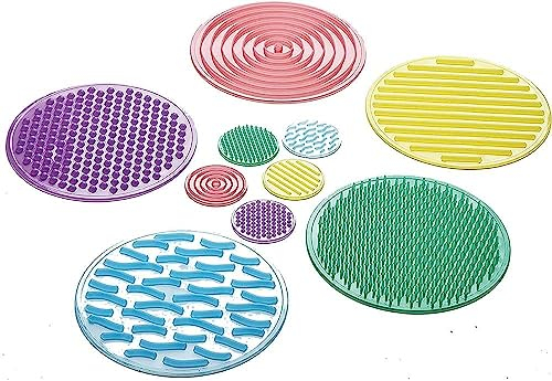 tickit SiliShapes Sensory Circle Set, Sensory Toys for Autism, Fidget Toys, Sensory Play, Interactive Sensory Equipment, Sensory Play for All Ages