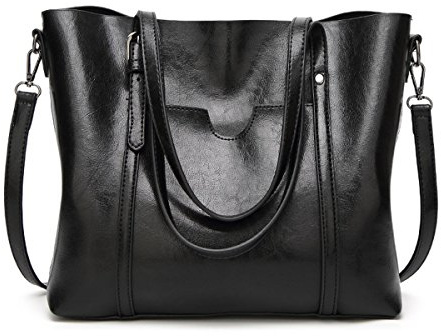 DEERWORD Damen Schultertasche Taschen Frauen Elegant Tasche Italien Vintage PU-Leder 5399 1-teilig set