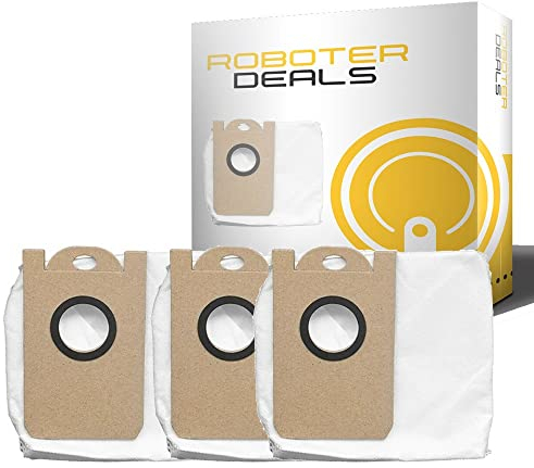 Roboter Deals - Beutel, Ersatzbeutel, Schmutzbeutel (3 Stück) für Viomi S9 Staubsaugroboter mit Absaugstation