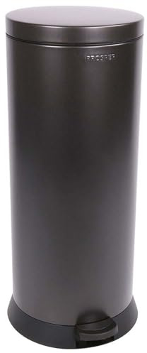 Prosper Poubelle de cuisine, Poubelle 30L, Poubelle à pédale, Certifiée Origine France Garantie, Fermeture silencieuse, Seau intérieur amovible avec double anse, RETRO