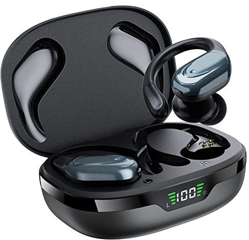 Écouteurs Bluetooth sans Fil Sport, HolaDream 2023 Nouvelle Édition Oreillette Bluetooth 5.3 avec HiFi Son Stéréo, IPX7 Étanche et 78 Heures Durée de Lecture pour iOS/Android [Classe énergétique A+++]