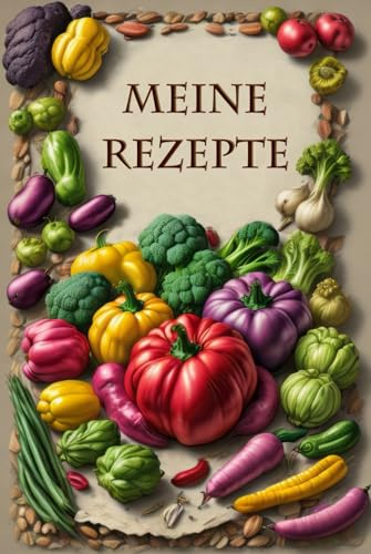 Meine Rezepte: Rezeptebuch für alle deine Lieblingsrezepte zum Selberschreiben - mit Platz für deine Variationen