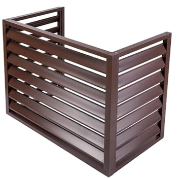 Soporte aire acondicionado exterior,cubierta de aire acondicionado mini split de unidad exterior, cubierta de bomba de piscina para unidad exterior, duradera,reducción de ruido, adecuada para jardines