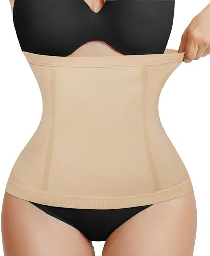 Gotoly Taillentrainer für Damen, Bauchkontrolle, Taillenmieder, Bodyshaper, nach der Geburt, Erholungsgürtel, beige, XXL/3XL