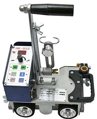 HK-8SS Portable Automatic Magnetic Automatic Welding Trolley Fillet Welding Machine Steel Structure Angle Welding Trolley Heavy Duty Welding Welder Cart 22W