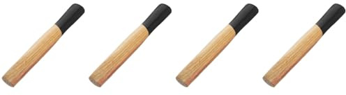 ULTECHNOVO Hammer Handle Replacement 9.84 Inch Smooth Oval Eye Wooden Handle 4 Pack Crack Resistant Wood for Hammer Repair DIY Tool Accessory