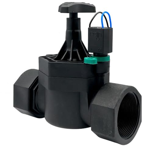 RIEGOPRO Electroválvula RAIN RN 160 PRO 9V DC. Disponible 1 1/2 Y 2 Rosca Hembra. Funcionamiento con programadores a pilas 9V DC (2)