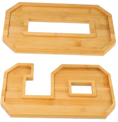 Amosfun Large Wooden Number 60 Charcuterie Board Fillable Snack Tray for Family Gatherings Multi-Function Fruit and Dessert Platter Smooth Surface