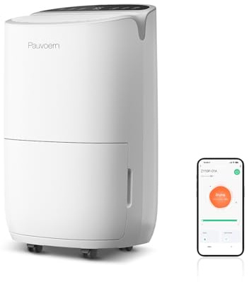 Energy Star Smart Dehumidifier for Home & Basement, Up to 2000 Sq. Ft, 35 Pints (95°F, 90% RH), 37dB Ultra Quiet with Sleep Mode, App Control, Child Lock & Continuous Drain Hose Included