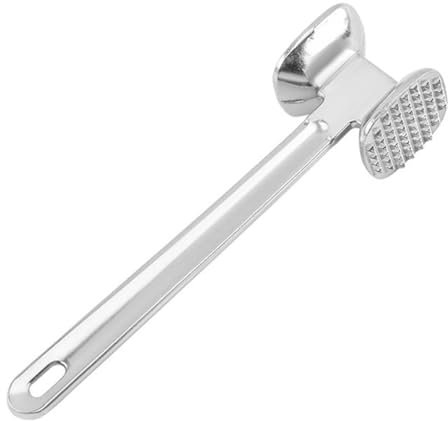 KOCKSHION Aluminiumlegierung Fleischklopfer Doppelseitiger Zartmacherhammer Für Rindfleisch Huhn Und Schwein Zum Zartmachen Von Fleisch Für Grillabende Um Köstliche Zarte Ergebnisse Zu